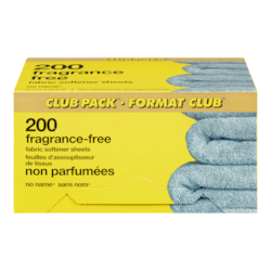 Fragrance-Free Dryer Sheets Club Size