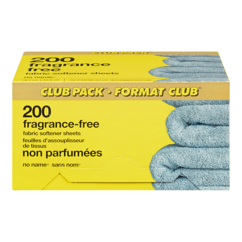 Fragrance-Free Dryer Sheets Club Size