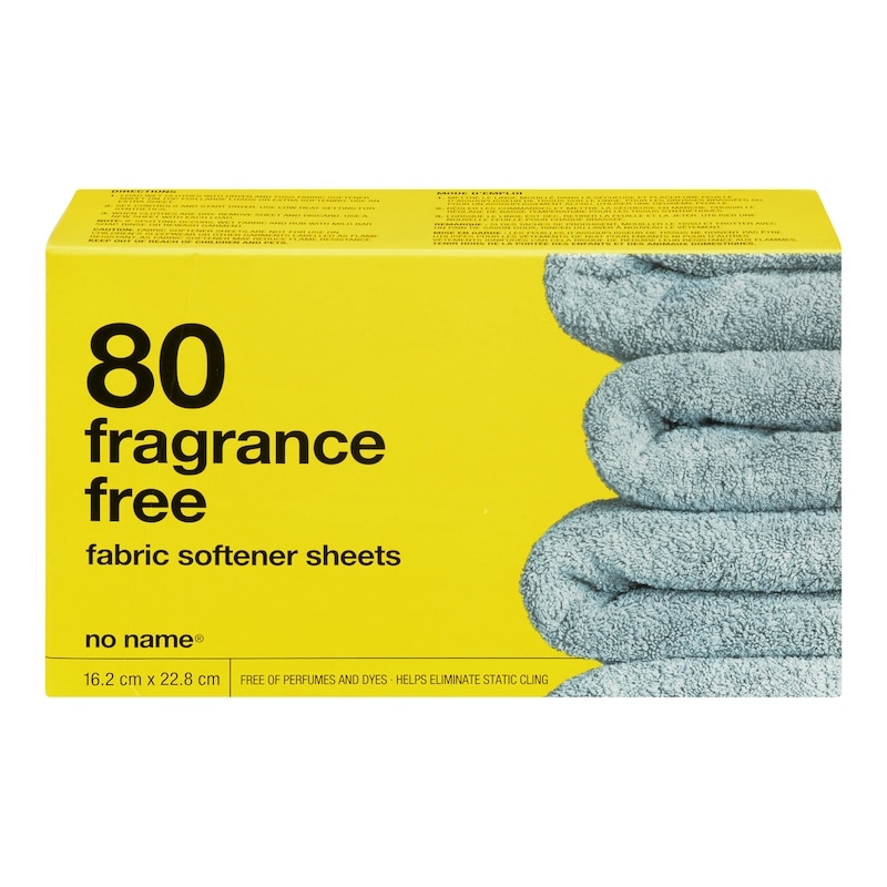 Fragrance-Free Dryer Sheets