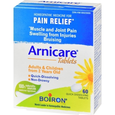 Arnicare Tablets For Muscle And Joint Pain, Swelling From Injuries And Bruising.