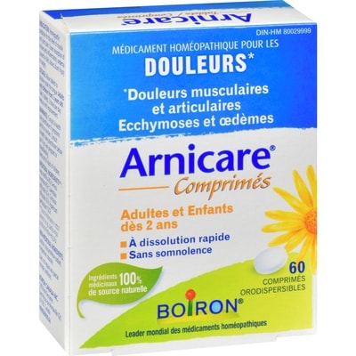 Arnicare comprimés pour les douleurs musculaires et articulaires, ecchymoses et oedèmes