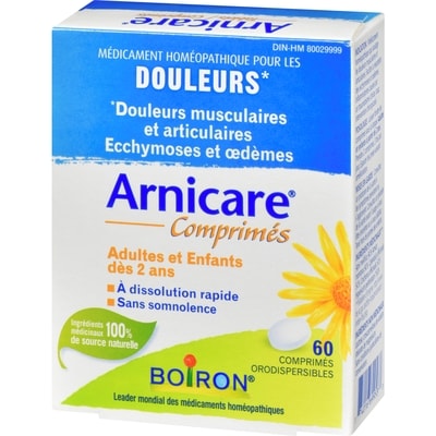 Arnicare comprimés pour les douleurs musculaires et articulaires, ecchymoses et oedèmes