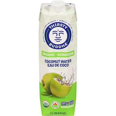 Thirsty Buddha All Natural Coconut Water 1 l, $0.50/100ml