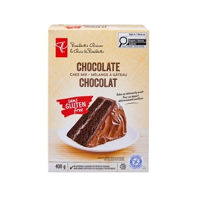 President's Choice Chocolate Cake Mix 400 g, $2.13/100g