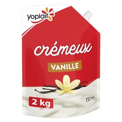 Yoplait Yogurt crémeux à la vanille 2 kg, 0,65 $/100g