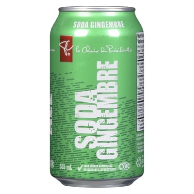 Soda gingembre, lot de 12 canettes