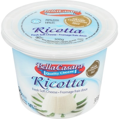 Bella Casara Ricotta Cheese 300 g, $2.66/100g