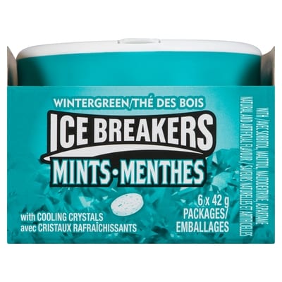Ice Breakers Wintergreen 6x43.0 g, $5.15/100g