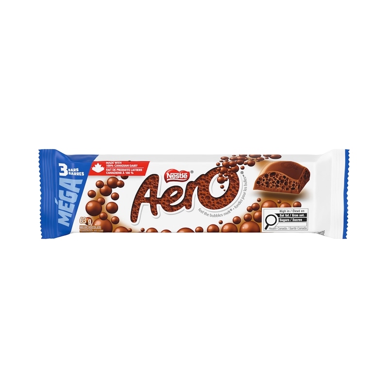 Nestlé Aero Milk Chocolate Mega Size, 3 Bars In 1 Pack - 63 g | Zehrs