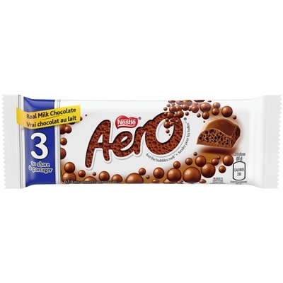 Nestlé Aero Milk Chocolate Mega Size, 3 Bars In 1 Pack 63 g, $0.05/1ea