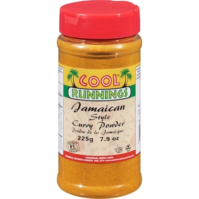 Cool Runnings Poudre de cari de la Jamaïque 225 g, 2,44 $/100g