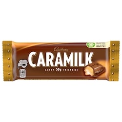 Cadbury CARAMILK Chocolatey Candy Bars, Caramel, 100% sustainably sourced cocoa (Pack of 48) 48x50.0 g, $2.44/100g