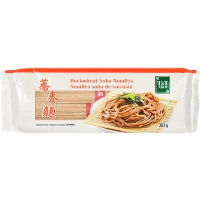 T&T Nouilles soba de sarrasin 363 g, 0,41 $/100g