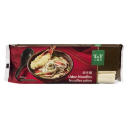 T&T Nouilles udon 363 g, 0,36 $/100g