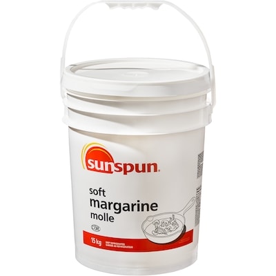 Sunspun Margarine molle 15 kg, 0,37 $/100g