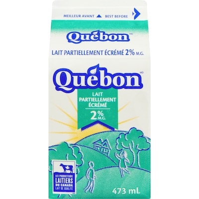 QUÉBON 2% milk (473 mL) 473 ml, 0,42 $/100ml