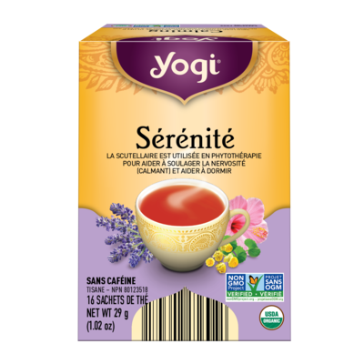 Yogi Sérénité 16 ea, 0,41 $/1ch