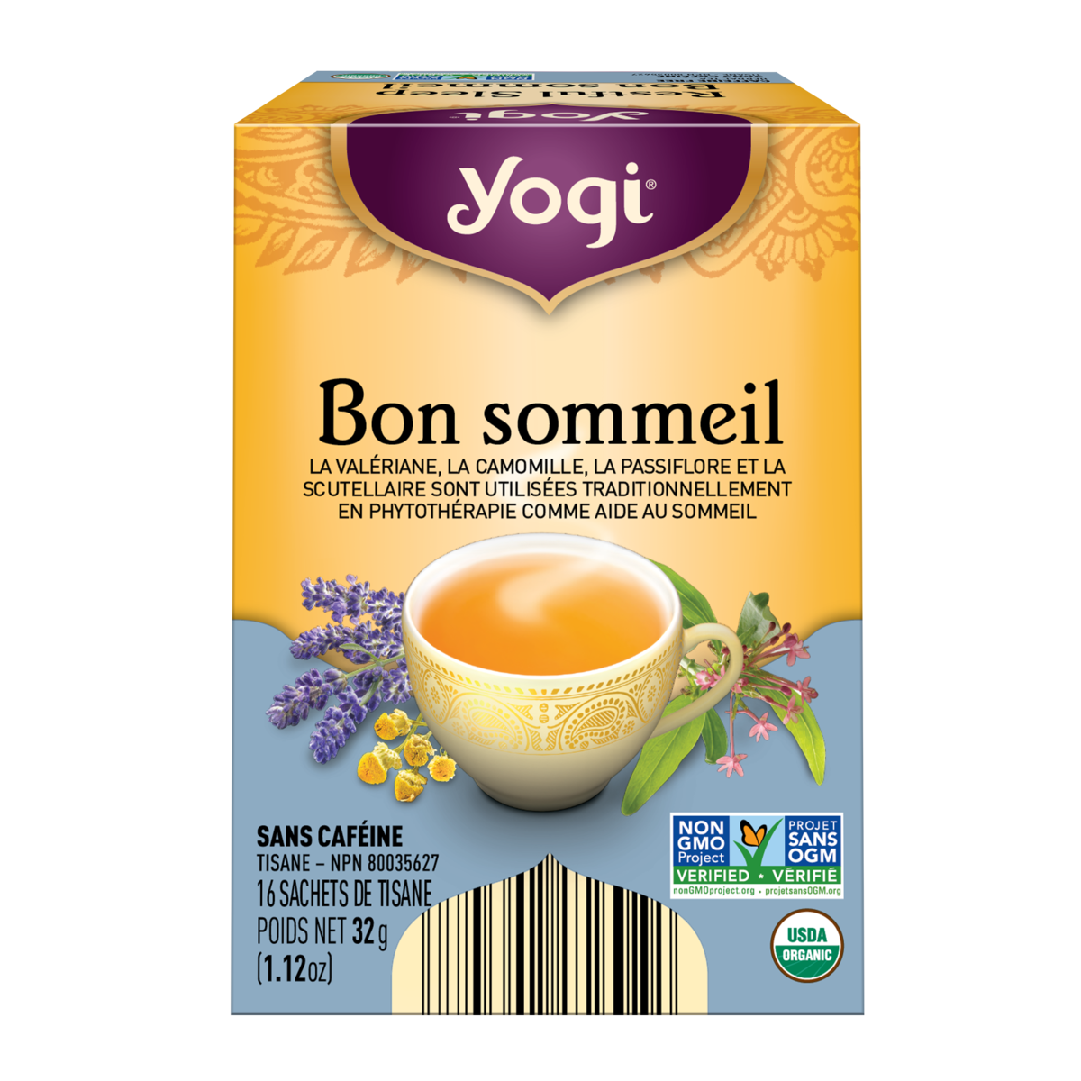 Yogi Bon Sommeil 16 ea, 0,38 $/1ch