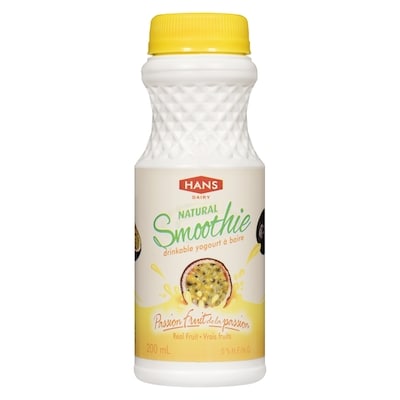 Hans Lassi Yogurt Smoothie, Passionfruit 200 ml, $0.65/100ml