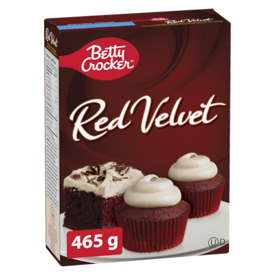 Betty Crocker Red Velvet Cupcake Mix, Frosting Included 465 g, $0.97/100g