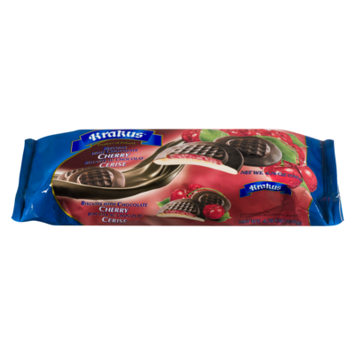 Krakus Biscuit with Chocolate, Cherry 135 g, $1.99/100g