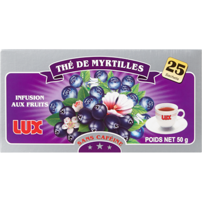 Lux Thé aux bleuets 50 g, 5,98 $/100g