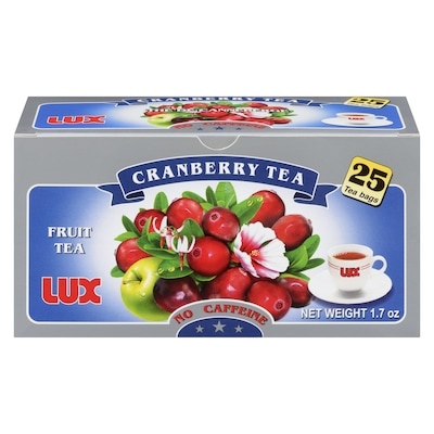 Lux Cranberry Tea 50 g, $5.38/100g