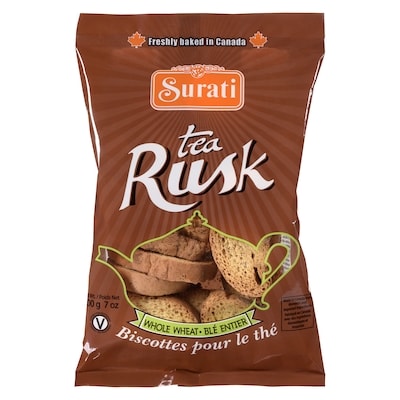 Anmol Biscuits de blé entier thé Rusk 200 g, 1,00 $/100g