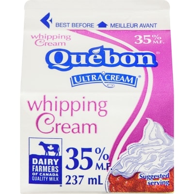 QUEBON 35% Whipping Cream (237 Ml) 237 ml, $1.18/100ml