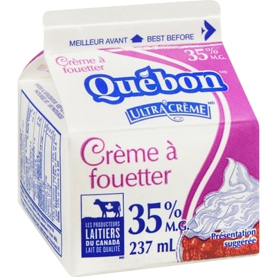 Crème à fouetter 35% (237 mL)