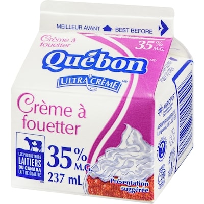 Crème à fouetter 35% (237 mL)