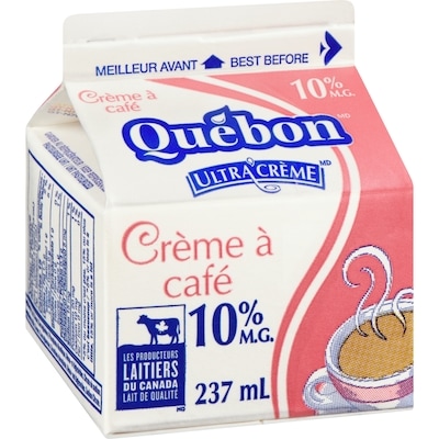 Crème à café 10% (237 mL)