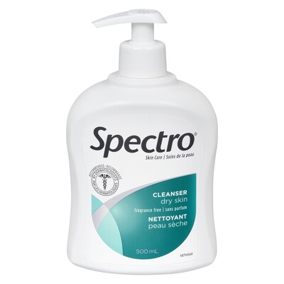 Spectro Jel Nettoyant pour la peau sèche 500 ml, 3,60 $/100ml