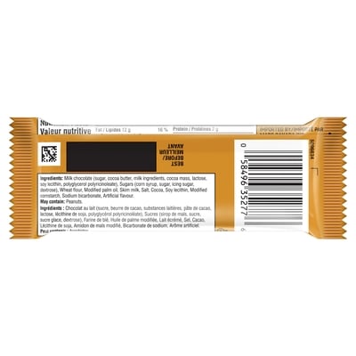 Tablettes biscuitées chocolat et caramel, format standard