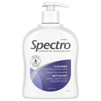 Spectro Jel Nettoyant pour la peau sujette aux imperfections sans parfum 500 ml, 3,60 $/100ml