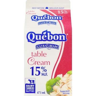 QUEBON 15% Table Cream (473 Ml) 473 ml, $0.59/100ml