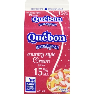 QUEBON 15% Country Style Cream (473 Ml) 473 ml, $0.61/100ml