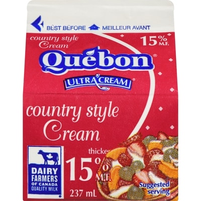 QUEBON 15% Country Style Cream (237 Ml) 237 ml, $1.29/100ml