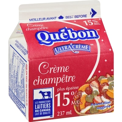 Crème champêtre 15% (237 mL)