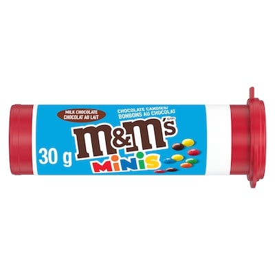 M&M's Milk Chocolate Minis  24x30.0 g, $4.17/100g