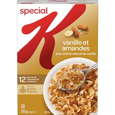 Kellogg’s Special K Céréales Special K Vanille et amandes 355 g, 1,77 $/100g