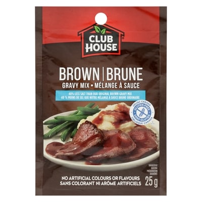 Club House Brown, Gluten-Free Gravy Mix 25 g, $5.16/100g