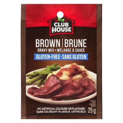 Club House Brown, Gluten-Free Gravy Mix 25 g, $4.00/100g