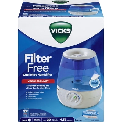 Vicks Filter Free Cool Mist Humidifier 1 ea, $74.99/1ea