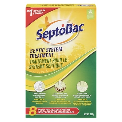 Summit SeptoBac, Septic Tank Treatment 227 g, $3.08/100g