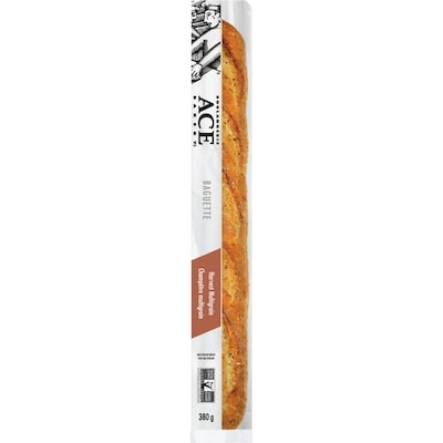 Boulangerie ACE Baguette style moisson 380 g, 1,05 $/100g