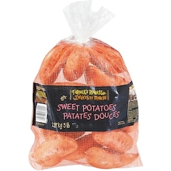 Délices du Marché Patates douces, sac de 5 lb 2.27 kg, 0,22 $/100g
