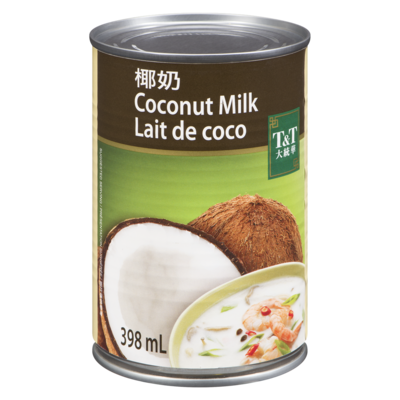 T&T Coconut Milk 400 ml, $0.50/100ml