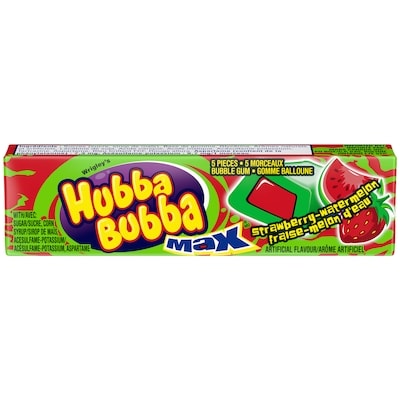 Wrigley's Hubba Bubba Max, Strawberry-Watermelon  18x1.0 ea, $1.06/1ea