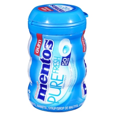 Mentos Gum,  Fresh Mint with Green Tea Extract 50 ea, $0.11/1ea